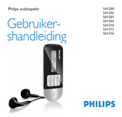 Philips SA1200 Gebruikershandleiding