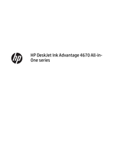 HP DeskJet Ink Advantage 4670 All-in-One Series Gebruiksaanwijzing