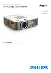 Philips PicoPix PPX3407 Handleiding