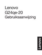 Lenovo G24qe-20 Gebruiksaanwijzing