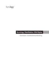 Synology DiskStation DS418play Installatiehandleiding