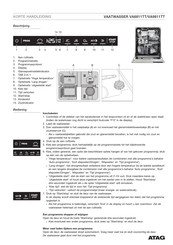 Atag VA9811TT Korte Handleiding