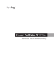 Synology RackStation RS18017xs plus Installatiehandleiding