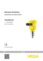 Vega VEGABAR 83 Beknopte Handleiding