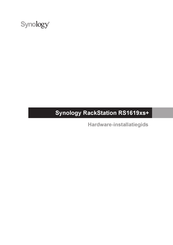 Synology RackStation RS1619xs plus Installatiehandleiding