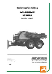 Amazone UX 11200 Bedieningshandleiding