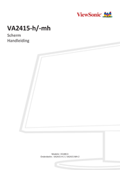 ViewSonic VA2415-H-2 Handleiding