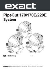 eXact PipeCut 170E Bedieningshandleiding