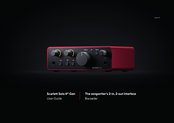 Focusrite Scarlett Solo 4 Gen Gebruikershandleiding