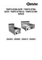 Bartscher 700FX-E796-GRCR Gebruiksaanwijzing