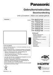 Panasonic TH-65EQ1W Installatie- En Gebruikersinstructies