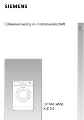 Siemens XLS 110 Gebruiksaanwijzing En Installatievoorschrift