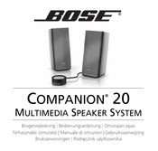 Bose COMPANION 20 Gebruiksaanwijzing