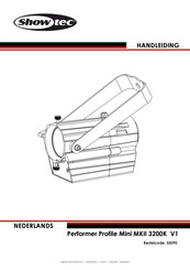 SHOWTEC Performer Profile Mini MKII 3200K V1 Handleiding
