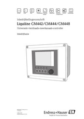 Endress+Hauser Liquiline CM442 Bedieningsvoorschrift