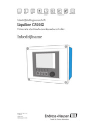 Endress+Hauser Liquiline CM442 Gebruiksaanwijzing