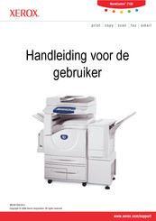 Xerox PostScript WorkCentre 7132 Handleiding Voor De Gebruiker