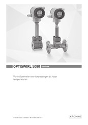 KROHNE OPTISWIRL 5080 Handboek