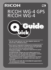 Ricoh WG-4 GPS Snelgids