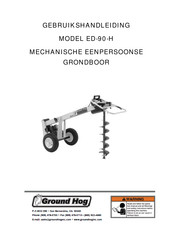 Ground Hog ED-90-H Gebruikshandleiding