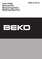 Beko WMB 81443 AL Gebruiksaanwijzing