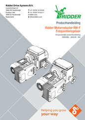 Ridder RW-F 400 Producthandleiding