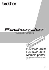 Brother PocketJet PJ-663 Gebruiksaanwijzing