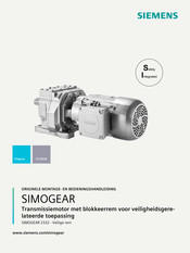 Siemens SIMOGEAR 2332 Montage- En Bedieningshandleiding