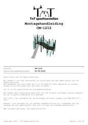 TNT CM-1212 Montagehandleiding