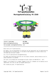 TNT PE-Z500 Montagehandleiding