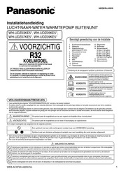 Panasonic WH-UDZ07KE5 Series Installatiehandleiding