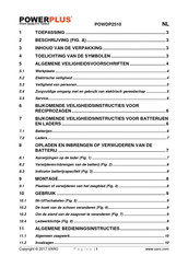 Powerplus POWDP2510 Gebruikershandleiding