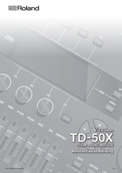 Roland V-Drums TD-50X Referentiehandleiding