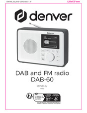 Denver DAB-60 Gebruiksaanwijzing