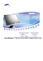 Samsung SyncMaster 712V Gebruiksaanwijzing