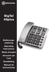 Amplicomms BigTel 40plus Handleiding