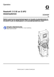 Graco Reactor E-30 Gebruiksaanwijzing