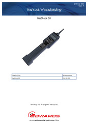 Edwards GasCheck G3 Instructiehandleiding