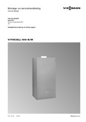Viessmann Vitocell 100-E SVPB Series Montage- En Servicehandleiding