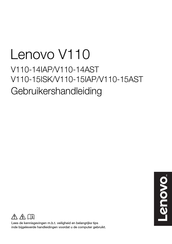 Lenovo V110-15AST Gebruikershandleiding