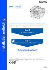 Brother MFC-7840W Installatiehandleiding