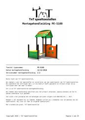 TNT PE-S100 Montagehandleiding