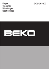 Beko DCU 2670 X Gebruiksaanwijzing