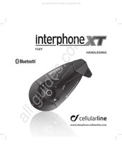 Cellularline interphone XT F5XT Handleiding