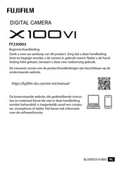 FujiFilm X100VI Handleiding