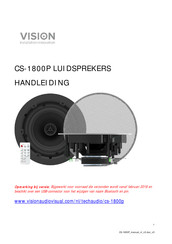 Vision CS-1800P Handleiding