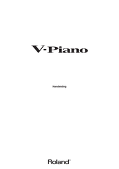 Roland V-Piano Handleiding