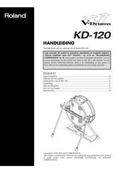 Roland KD-120 Handleiding