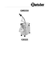 Bartscher GMS550 Gebruiksaanwijzing