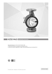KROHNE H250 M40 Instructies
